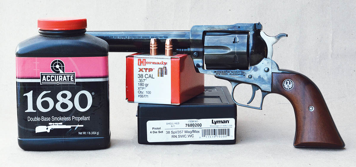 The 357 Maximum is known for cutting top straps with the Remington 158-grain JHP factory loads. Changing to 180-grain bullets helps to reduce top strap cutting.